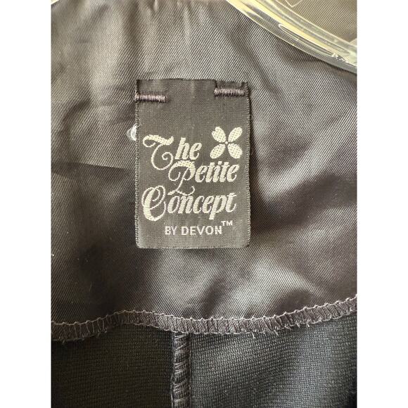 Vintage Black Velvet Blazer Witchy Glam Corporate Goth Jacket Party Top L - Picture 5 of 11